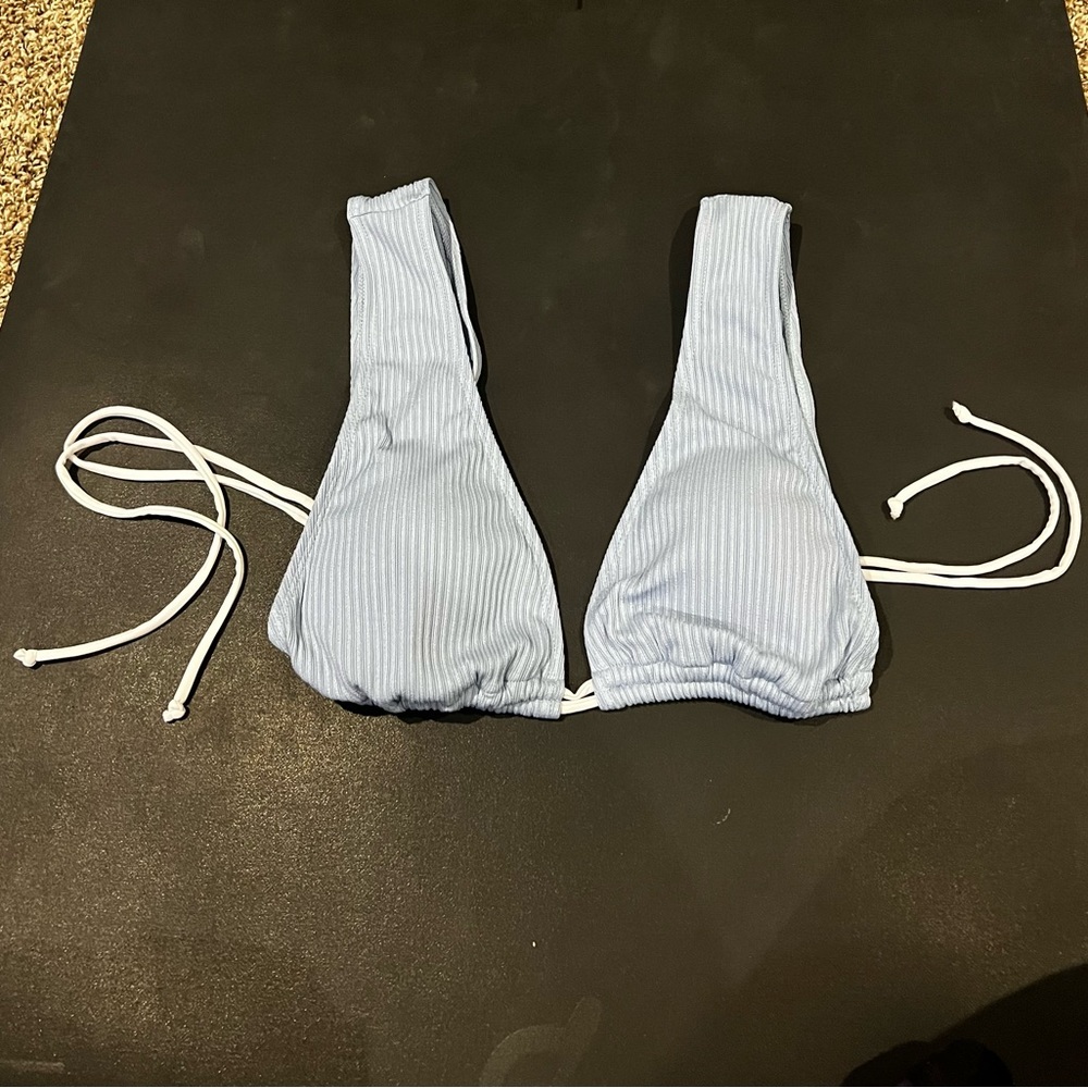 SHEIN Ribbed Drawstring Draw Back Bikini M - Picture 6 of 6